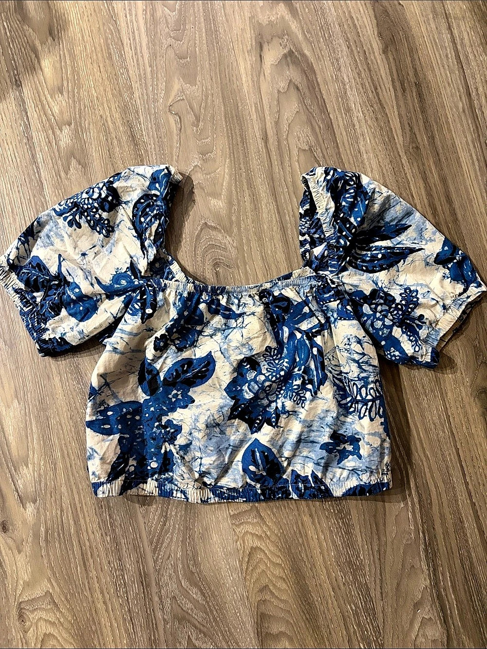 Cotton Puff Sleeve Blouse